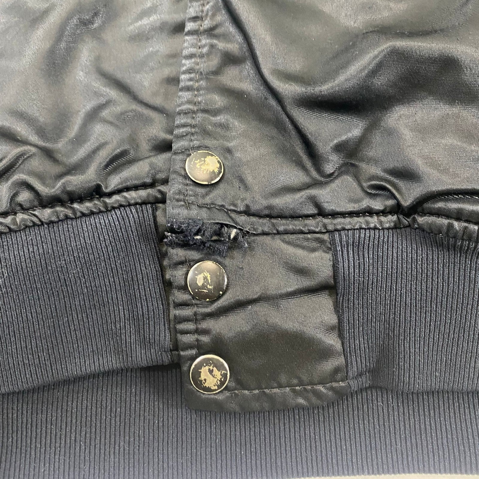 Vintage Starter Oakland Raiders Satin Bomber Jacket