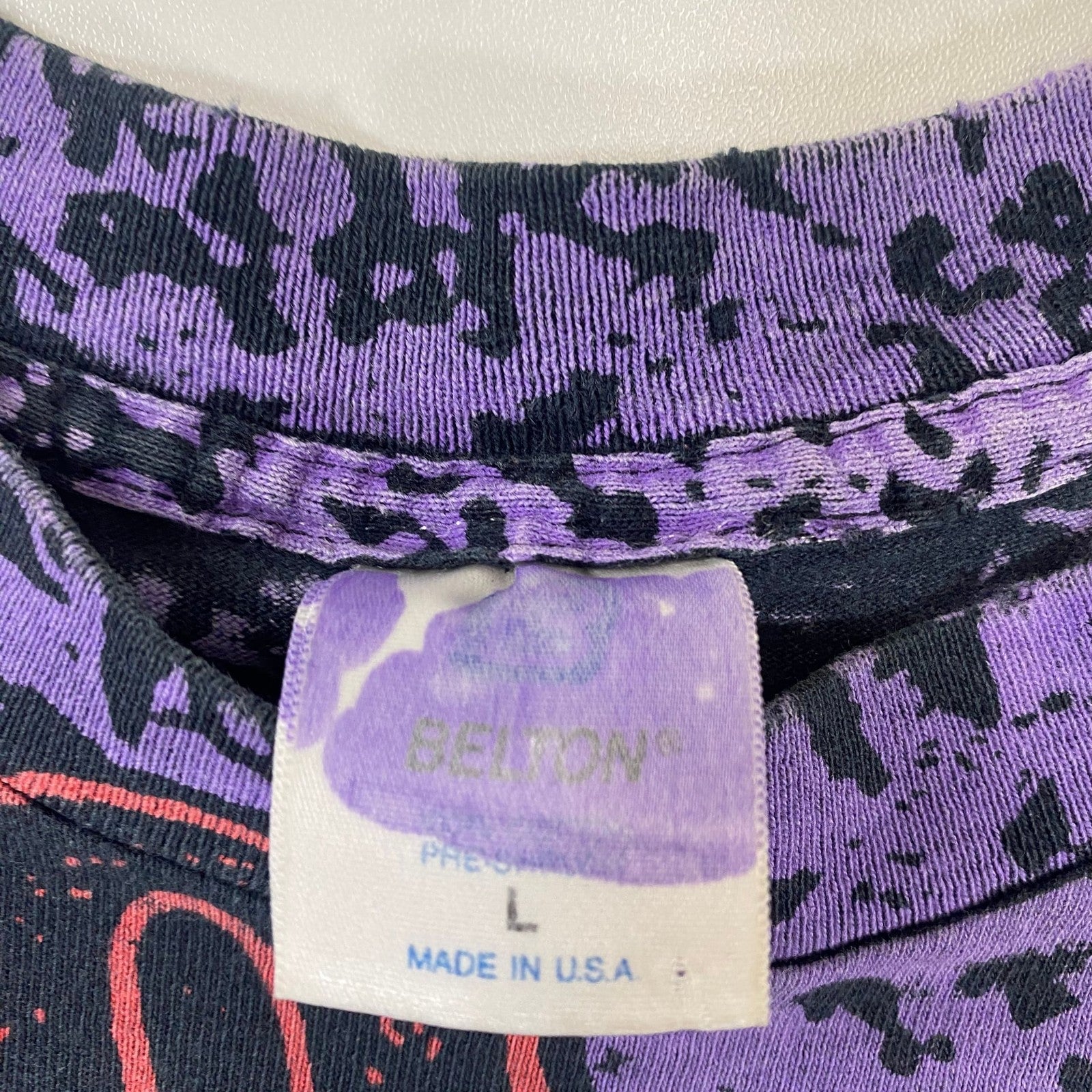 Vintage 90s Michael Jordan Chicago Bulls Magic Johnson All Over Print T-Shirt