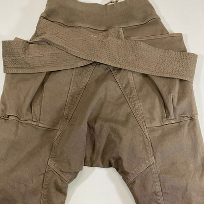 Kapital X Kapital Kountry Kapital Drop Crotch Pants In beige/olive green