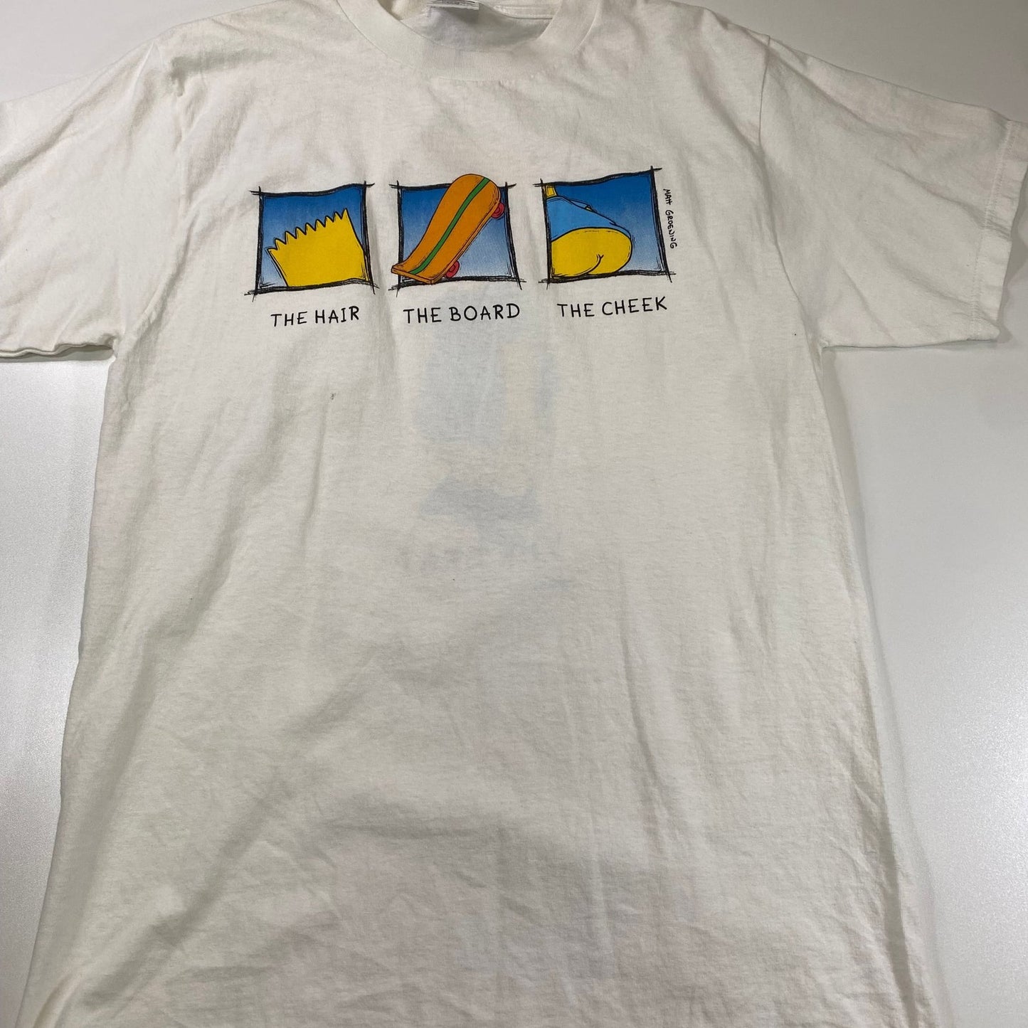 The Simpsons 1997 Vintage Bart Cartoon Movie T-shirt Size L