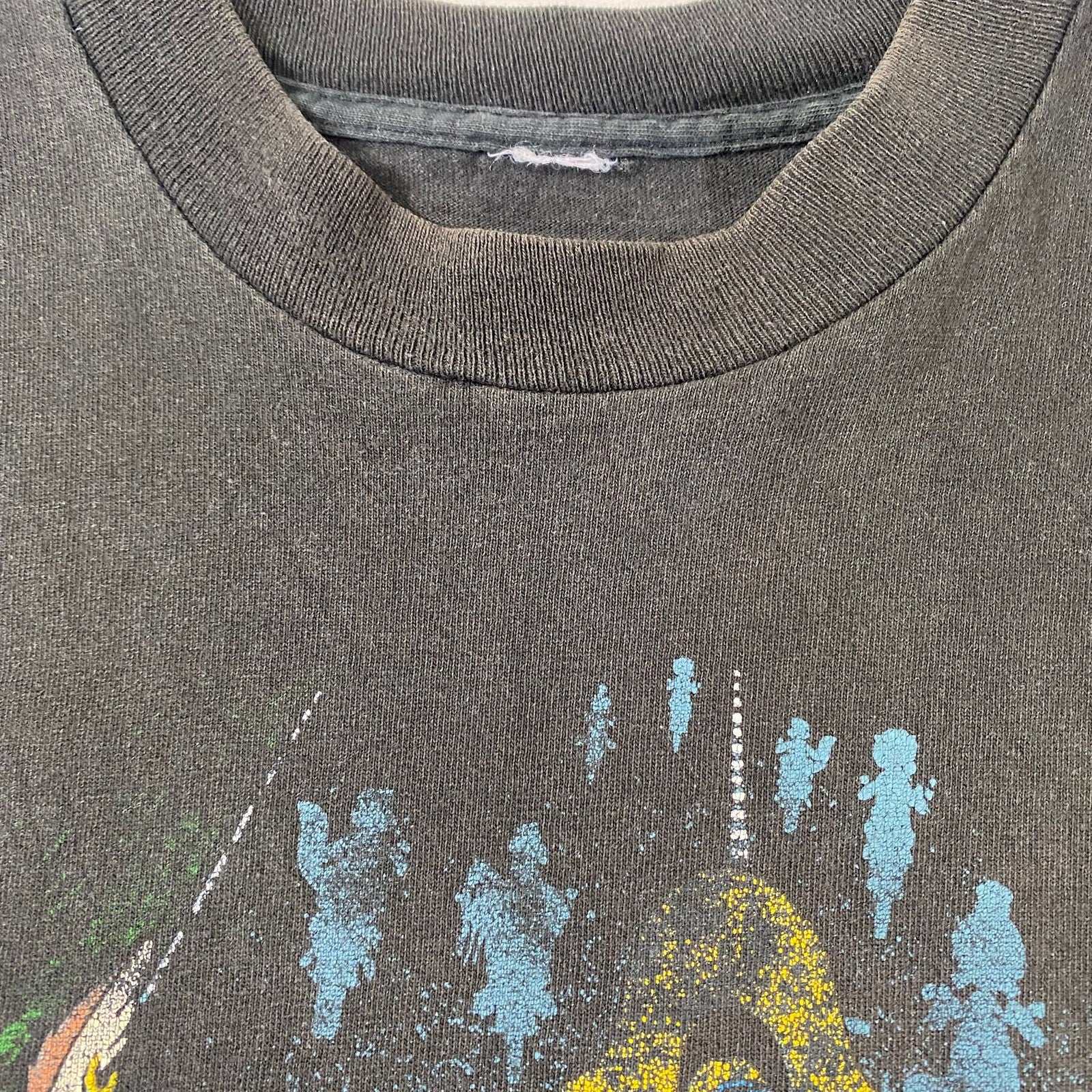Vintage 1993 Looney Tunes Motorcycle Double-Sided T-Shirt