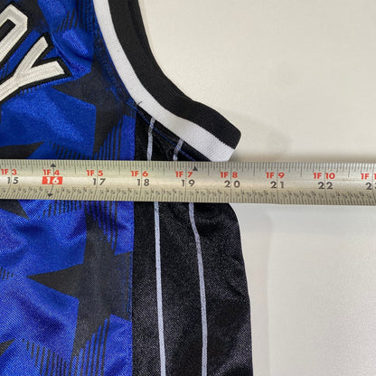 Reebok Tracy McGrady T-Mac Orlando Magic Sewn Blue Stars Jersey Men's Small