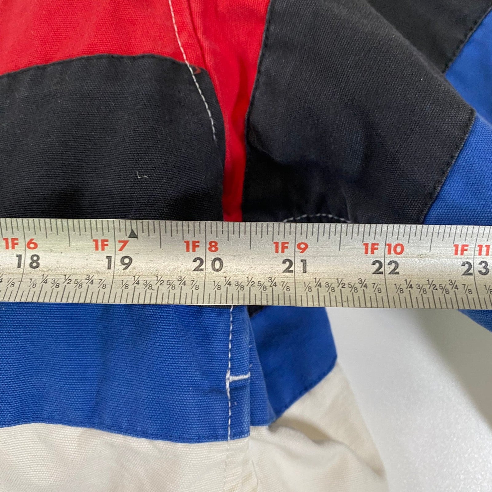 Polo Ralph Lauren Racing Jacket Denim & Supply Patchwork USRL 67 Womens