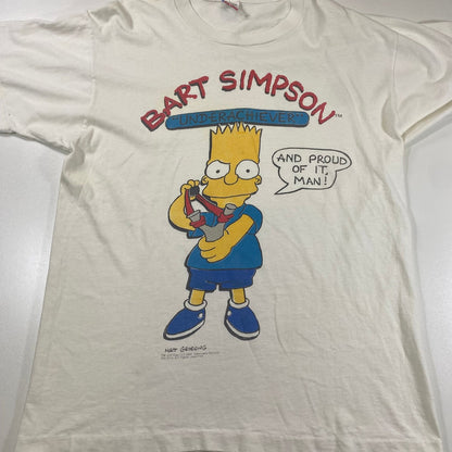 Vintage 1989 Bart Simpson Underachiever The Simpsons T-Shirt