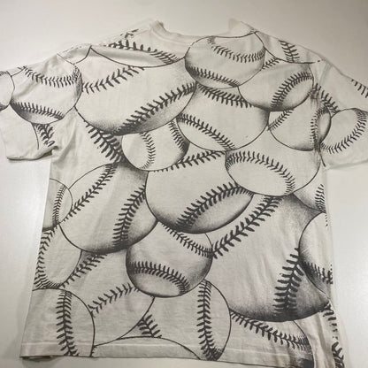 Vintage 1990s Looney Tunes Taz Chicago White Sox All Over Print T-shirt