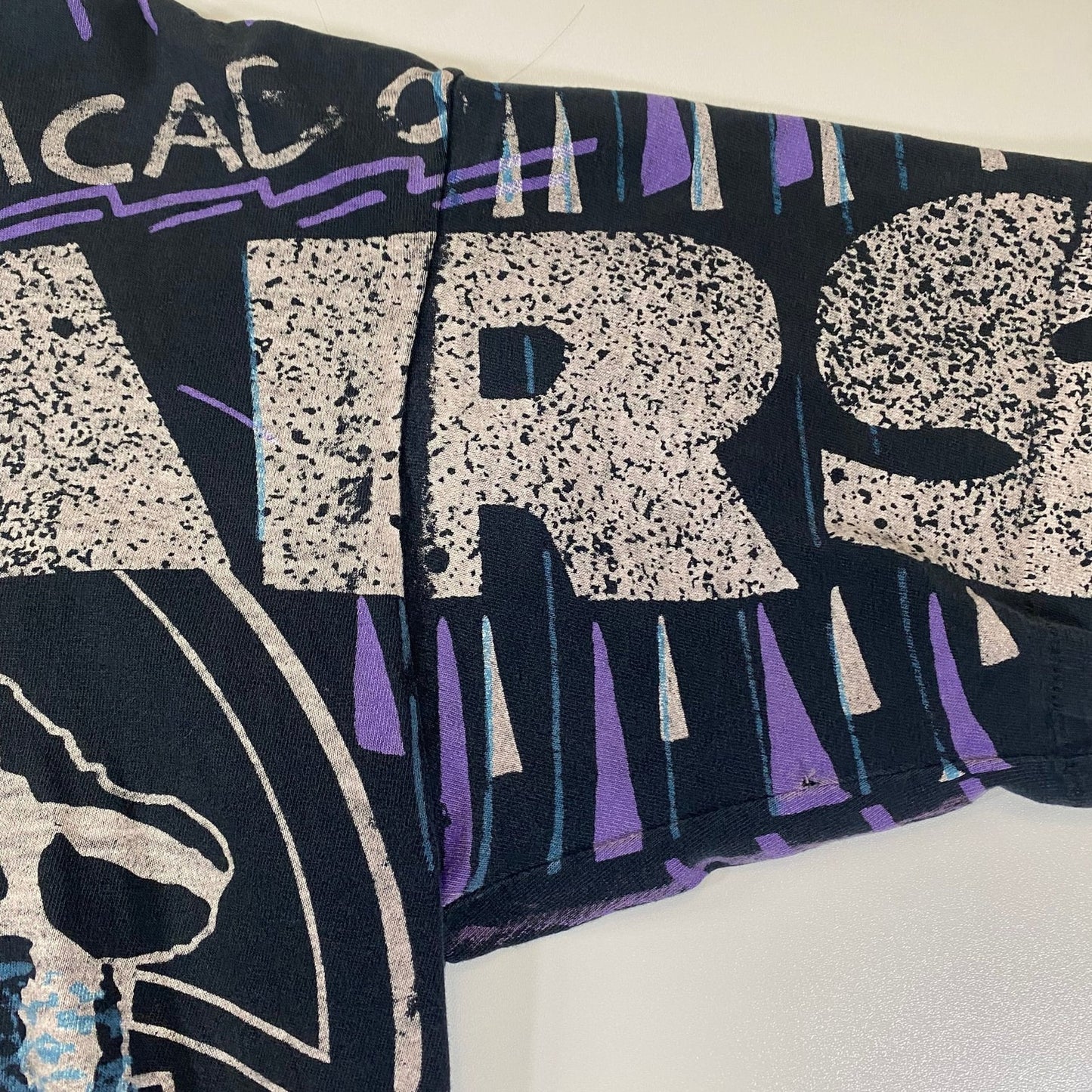 Vintage 90s Chicago Bears Magic Johnson T's All Over Print T-Shirt