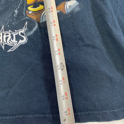 Vintage Kingdom Hearts Men's Black Graphic T-Shirt