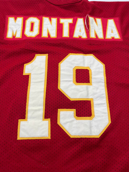 Vintage Joe Montana 49ers Football Jersey Number 19