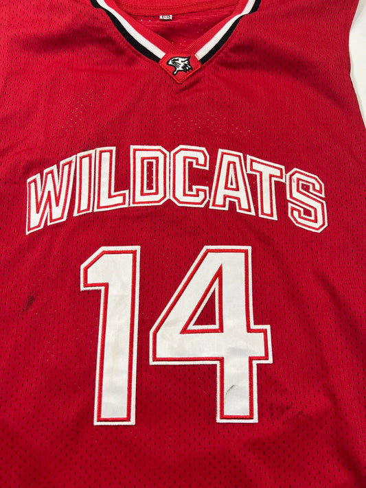 Red Wildcats Basketball Jersey Number 14