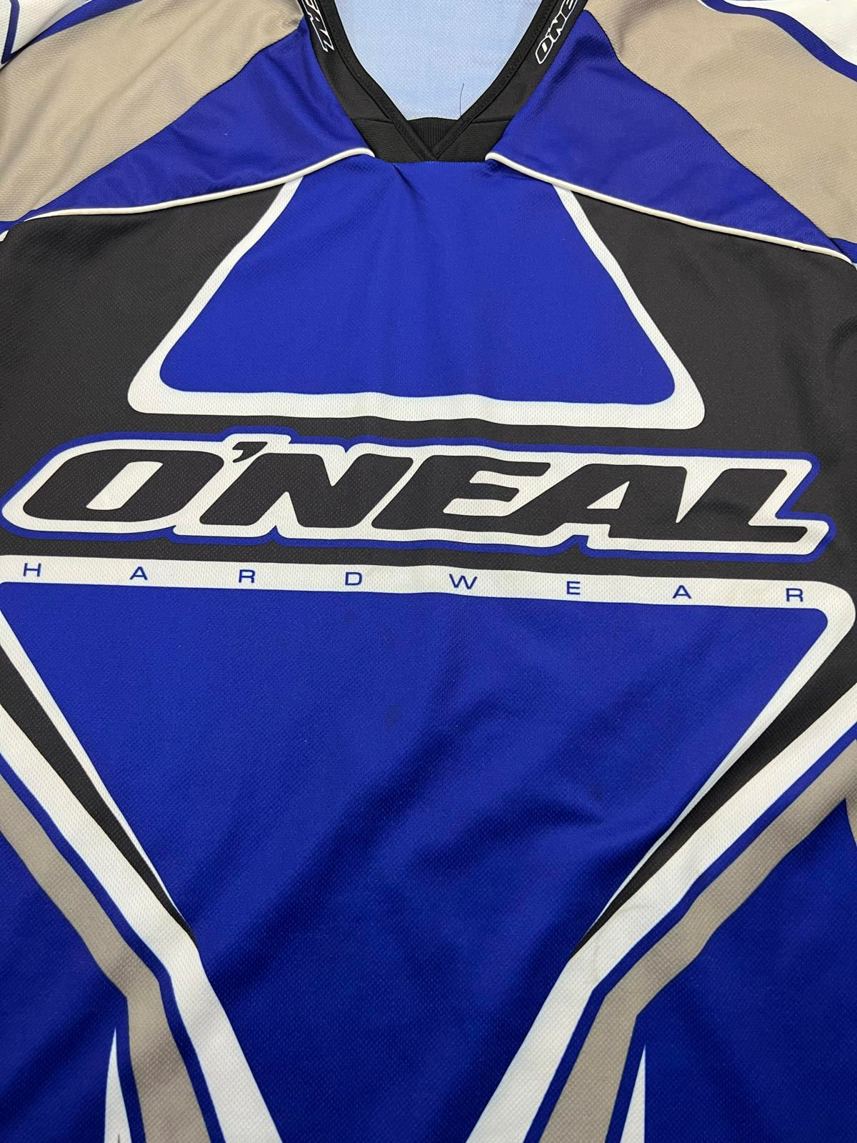O'Neal Blue and Grey Motorcycle Racing Jersey