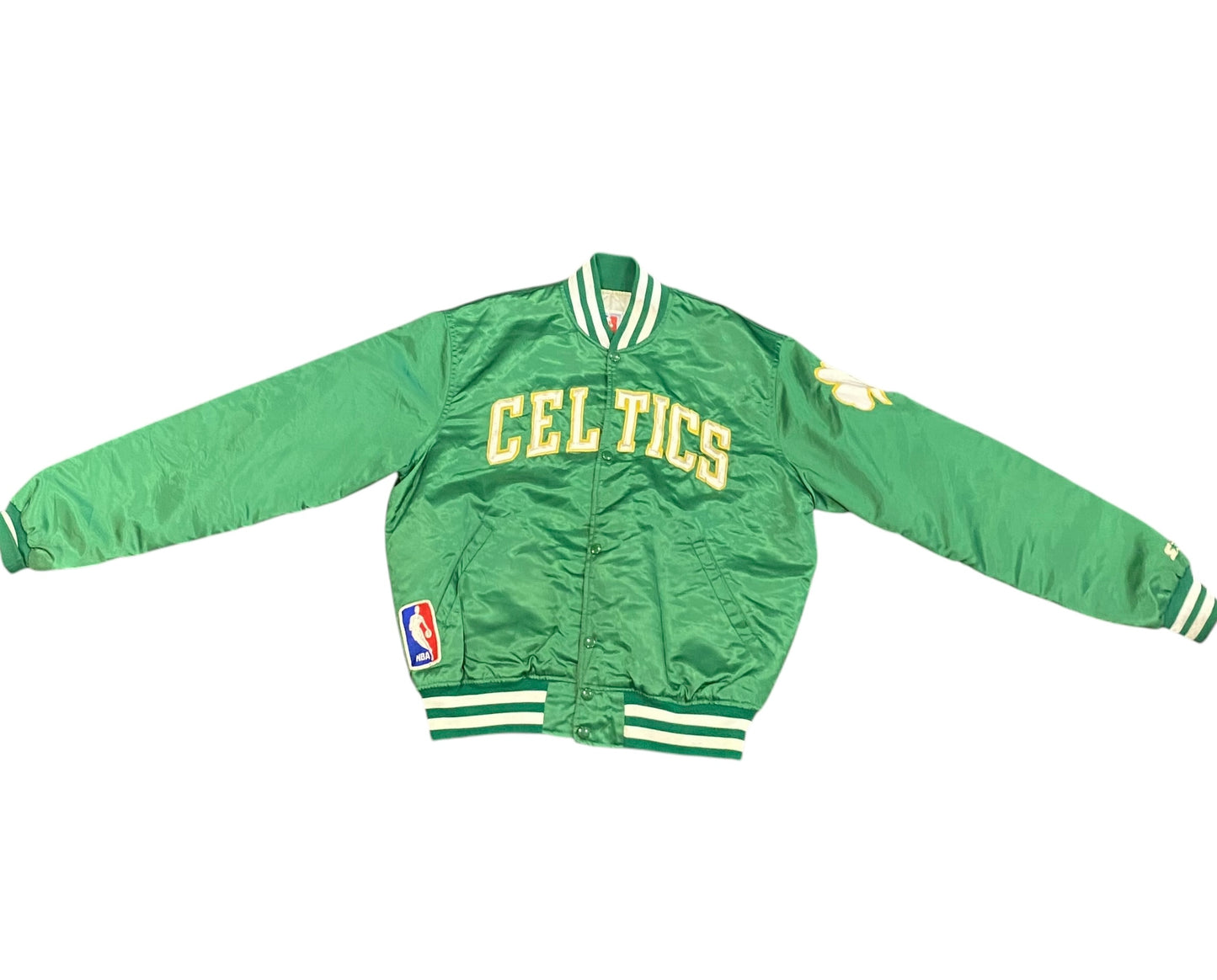 Vintage 80s NBA Starter Boston Celtics Satin Basketball Jacket