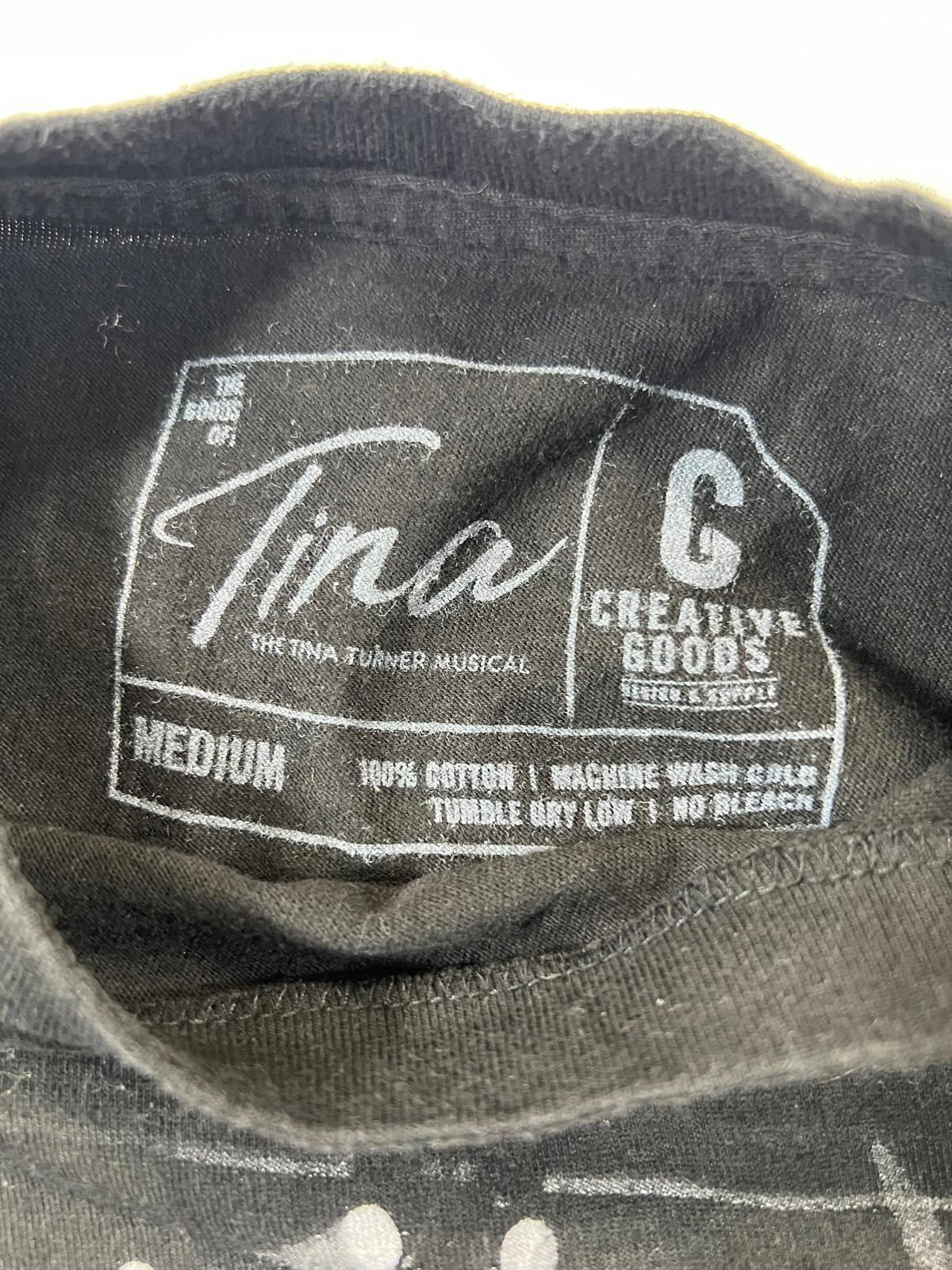 Retro Tina The Tina Turner Musical Black T-Shirt Medium