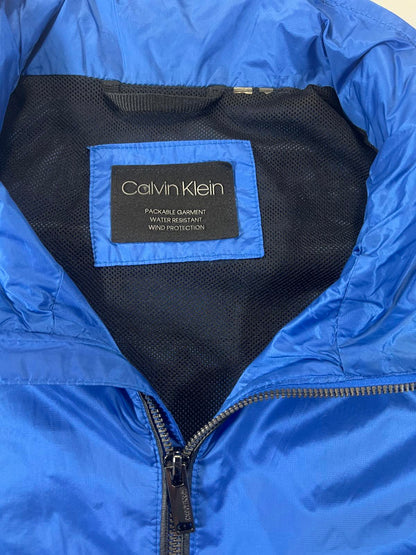 Calvin Klein Men's Blue Lightweight Windbreaker Jacket