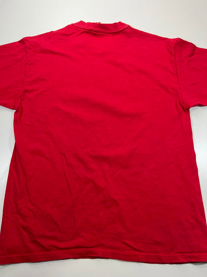 Vintage Mickey Inc Tomorrowland Disneyland Red T-Shirt