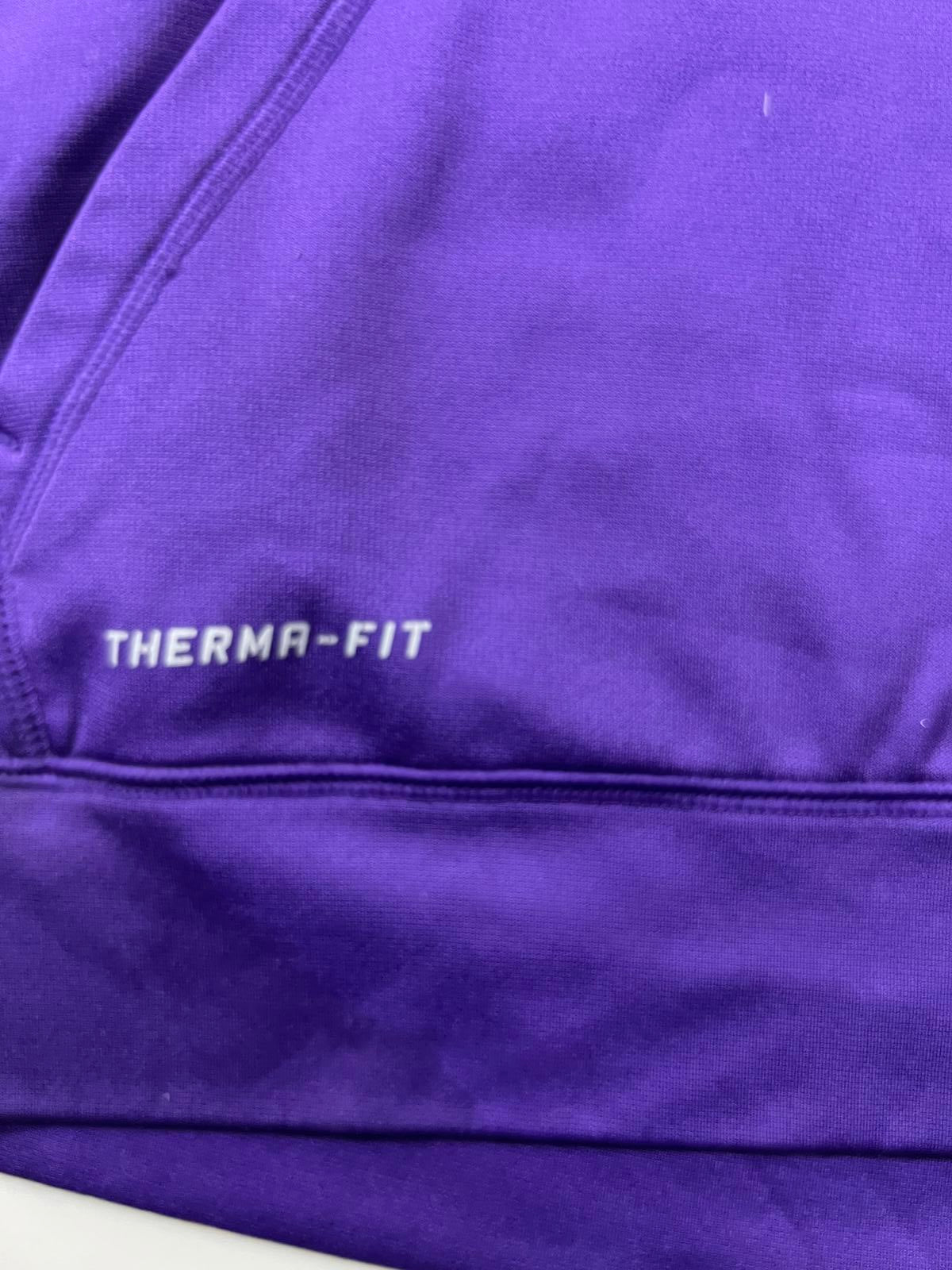 Nike Therma-Fit Purple and Black Hoodie Size Small