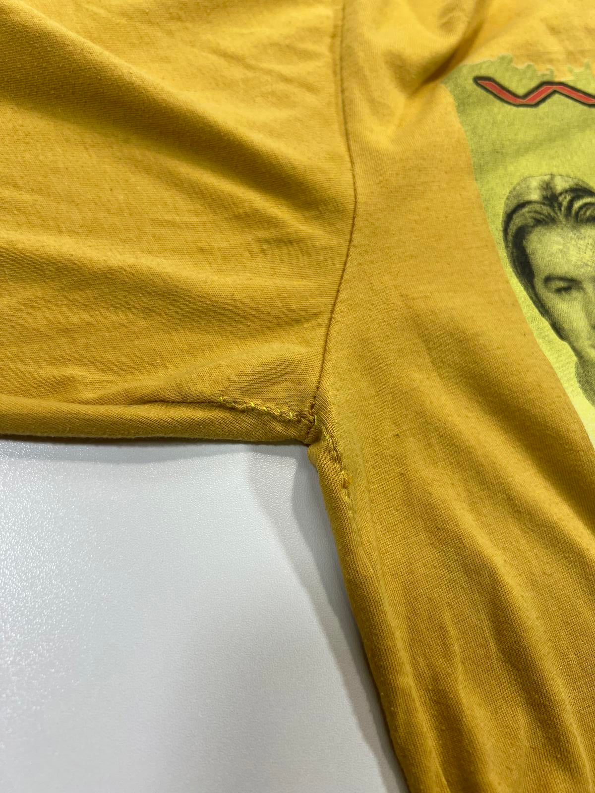 Westlife 2003 World Tour Vintage Yellow Graphic T-Shirt