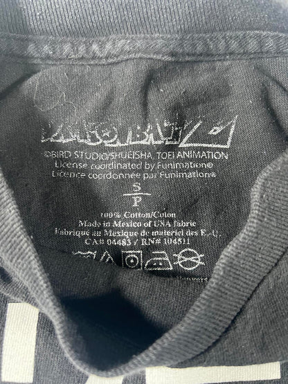 Dragon Ball Z Graphic T-Shirt Small Black Cotton