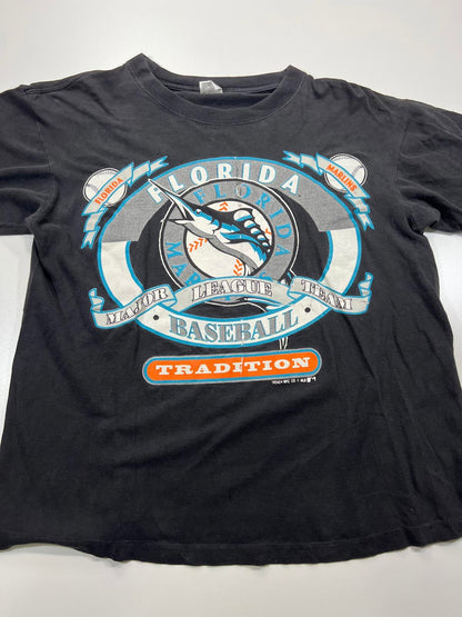 Vintage Florida Marlins Baseball Graphic T-Shirt