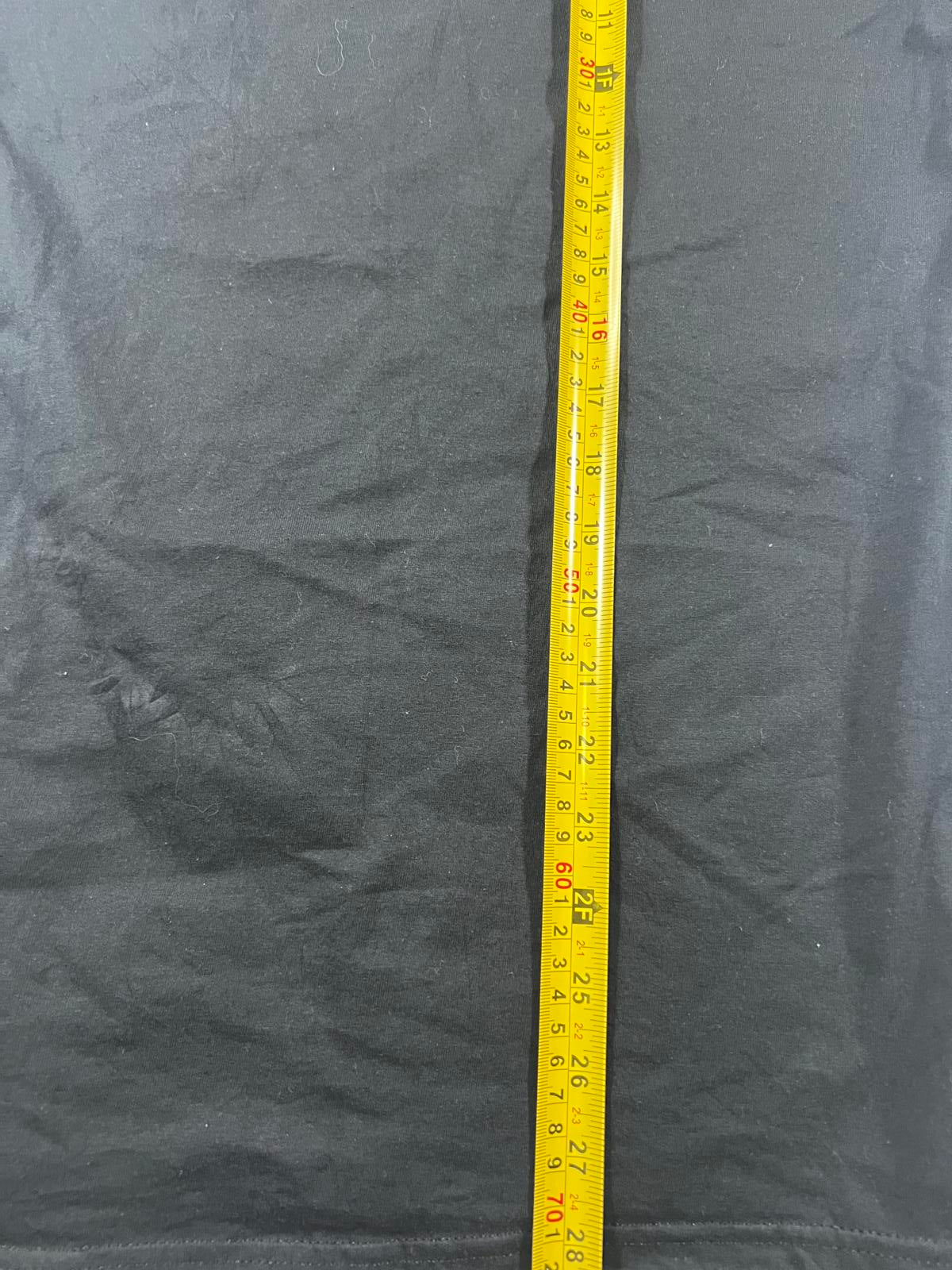 Poetic Justice Graphic T-Shirt Medium Black Cotton