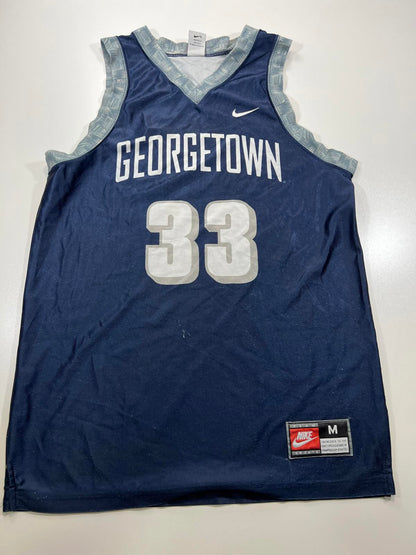 Vintage Nike Georgetown #33 Men's Basketball Jersey Medium