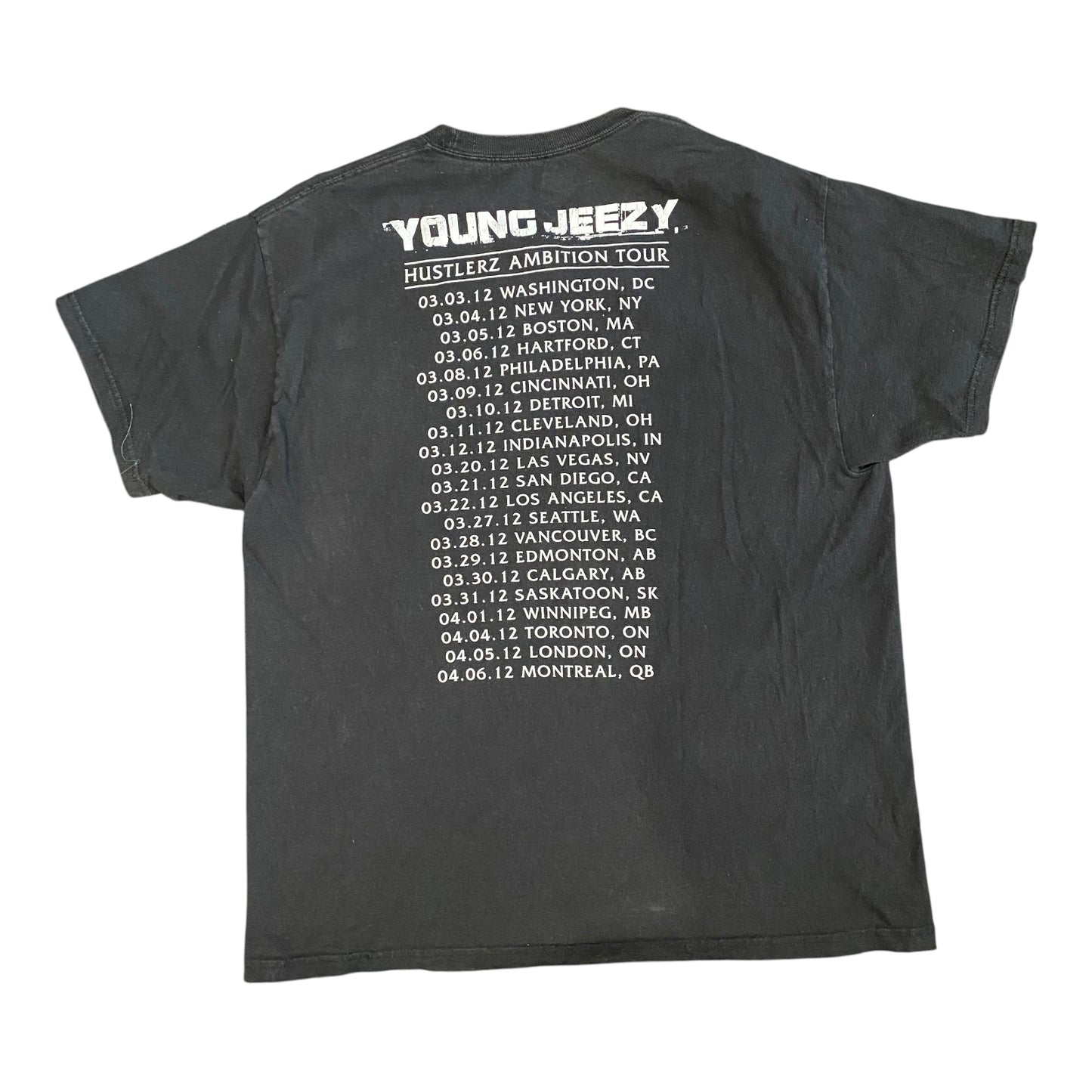 Young Jeezy Hustlerz Ambition Tour T Shirt