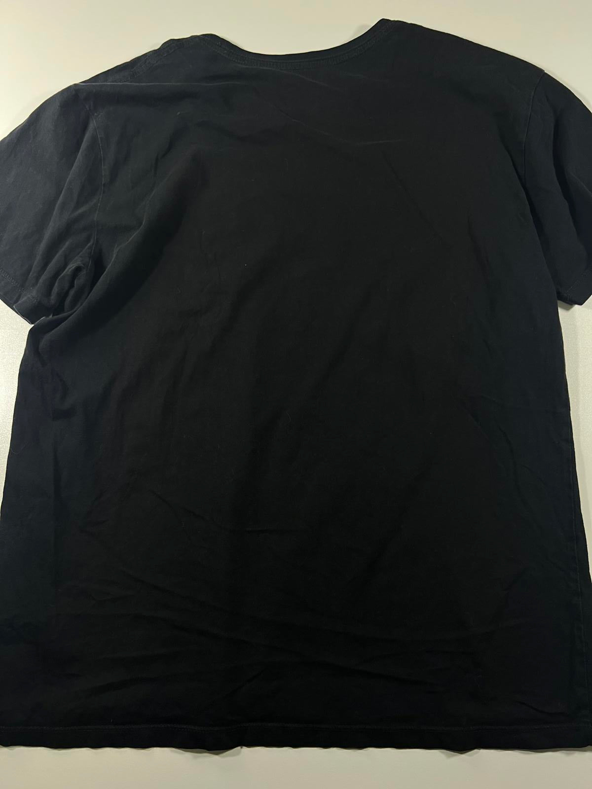 True Religion Mens Black Graphic T-Shirt XL