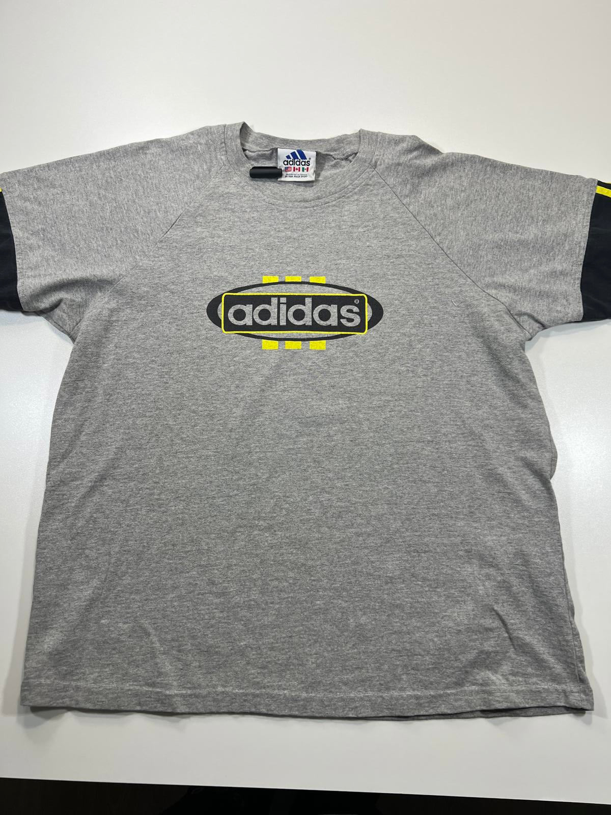 Adidas Men's Grey Short Sleeve Activewear T-Shirt