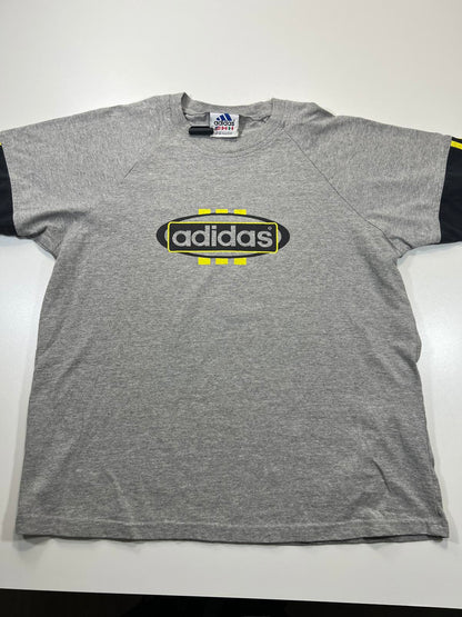 Adidas Men's Grey Short Sleeve Activewear T-Shirt