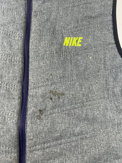 Nike Men's Plaid Puffer Vest reversible