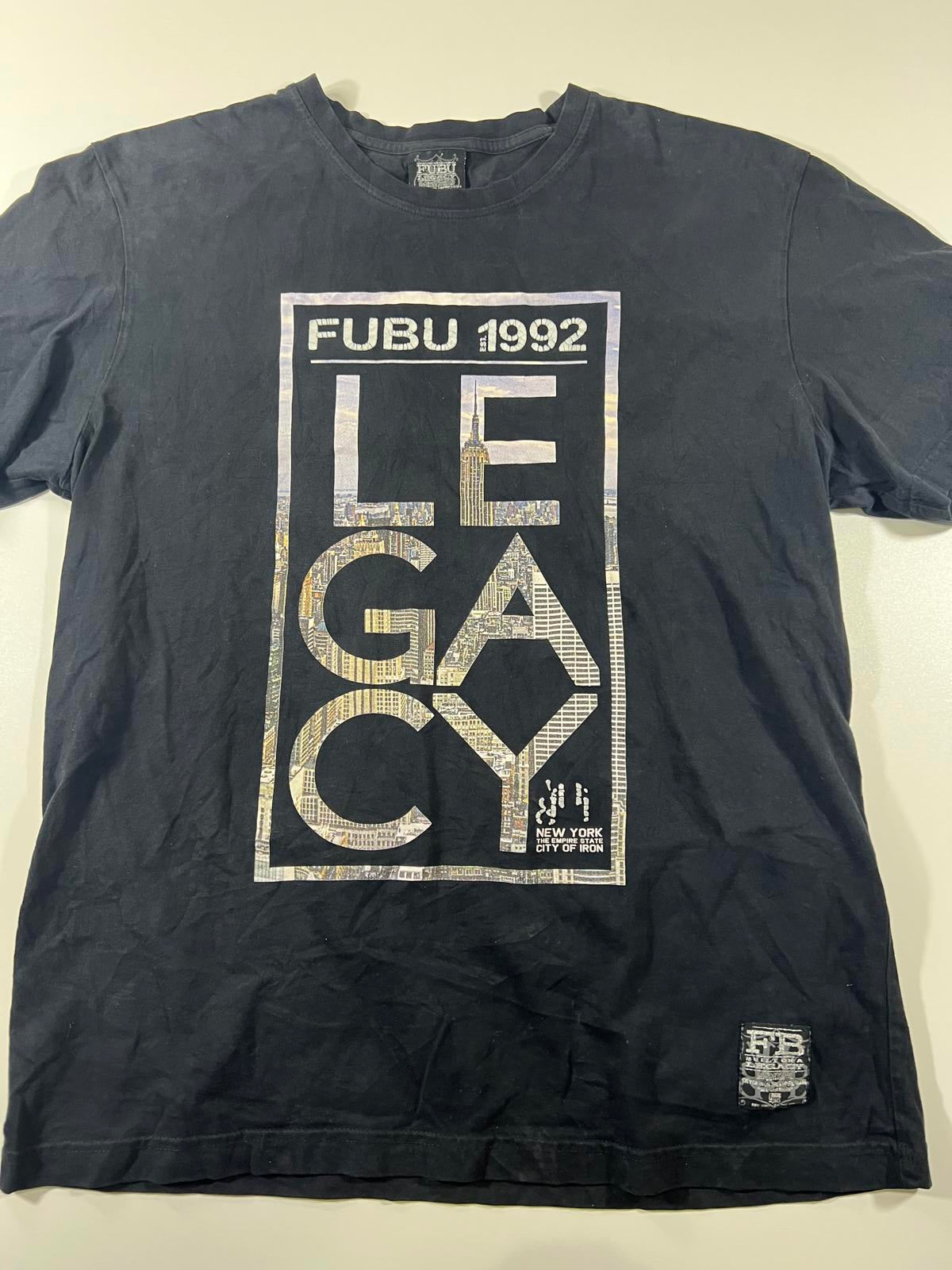 FUBU 1992 Legacy Graphic T-Shirt Black Menswear
