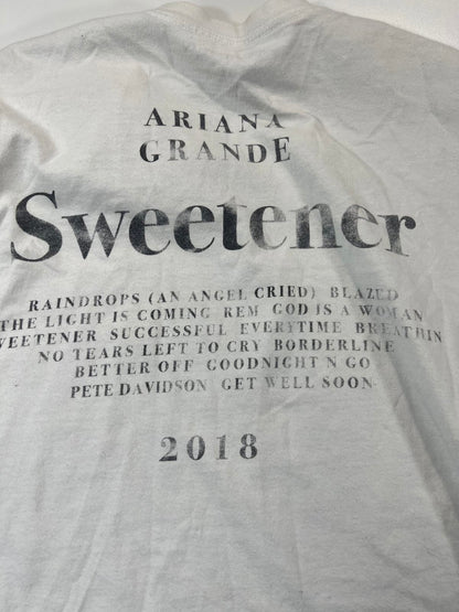 Ariana Grande Sweetener Album Cover White T-Shirt Large