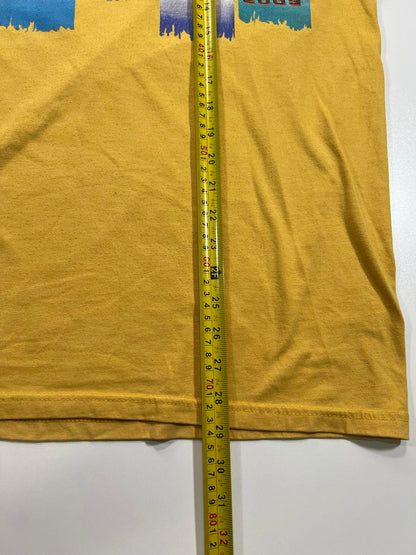 Westlife 2003 World Tour Vintage Yellow Graphic T-Shirt