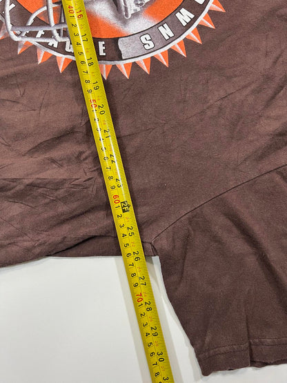 Vintage Cleveland Browns NFL T-Shirt Brown Graphic Tee