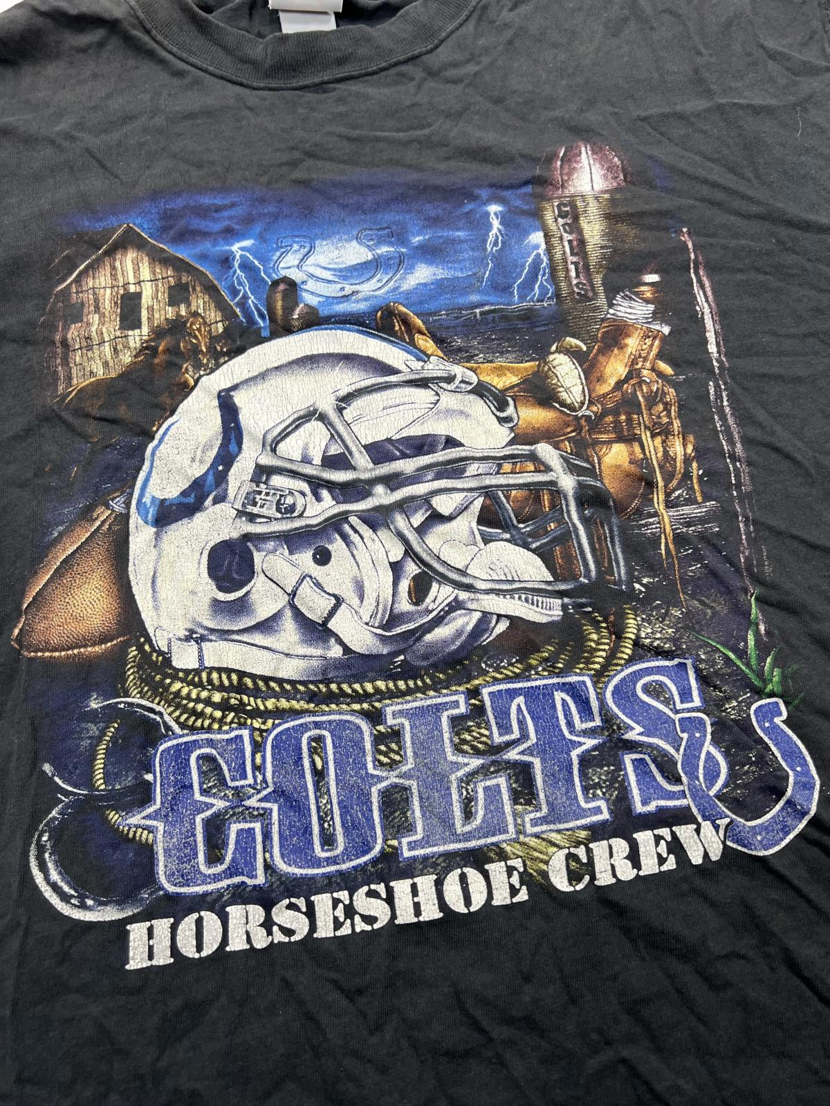 Vintage Colts Horseshoe Crew NFL T-Shirt