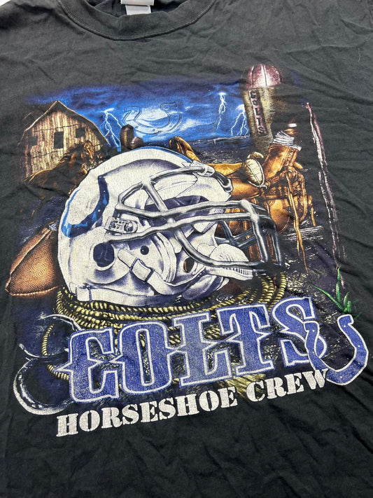 Vintage Colts Horseshoe Crew NFL T-Shirt
