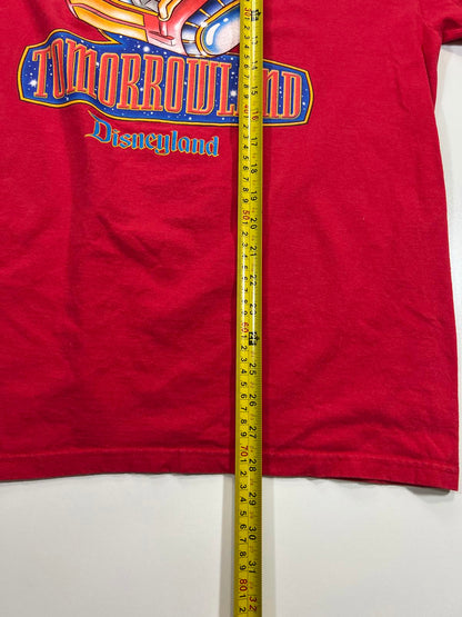 Vintage Mickey Inc Tomorrowland Disneyland Red T-Shirt