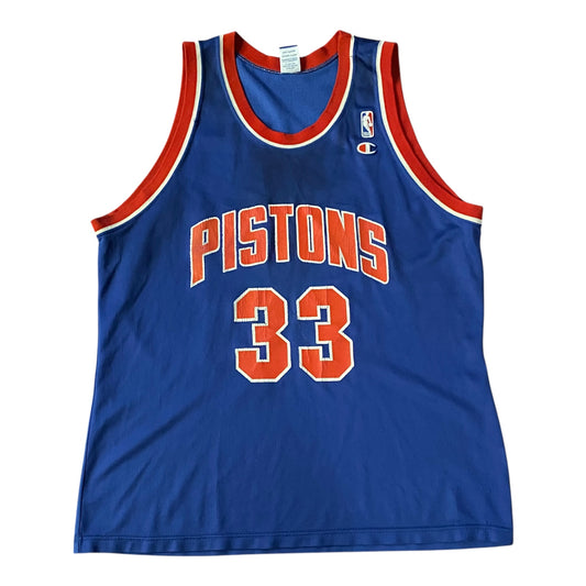 Vintage 90s GRANT HILL DETROIT PISTONS Champion Jersey #33