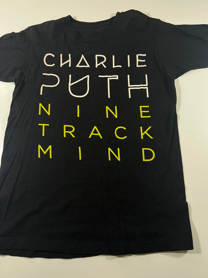Charlie Puth Nine Track Mind Black Graphic T-Shirt