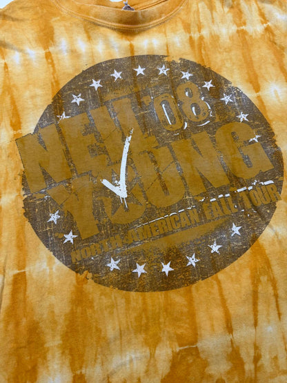 Vintage Neil Young 2008 NA Fall Tour Tie-Dye T-Shirt