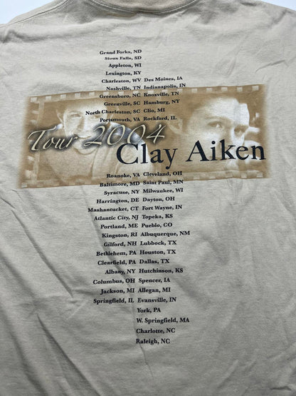 Clay Aiken 2004 Tour Vintage T-Shirt