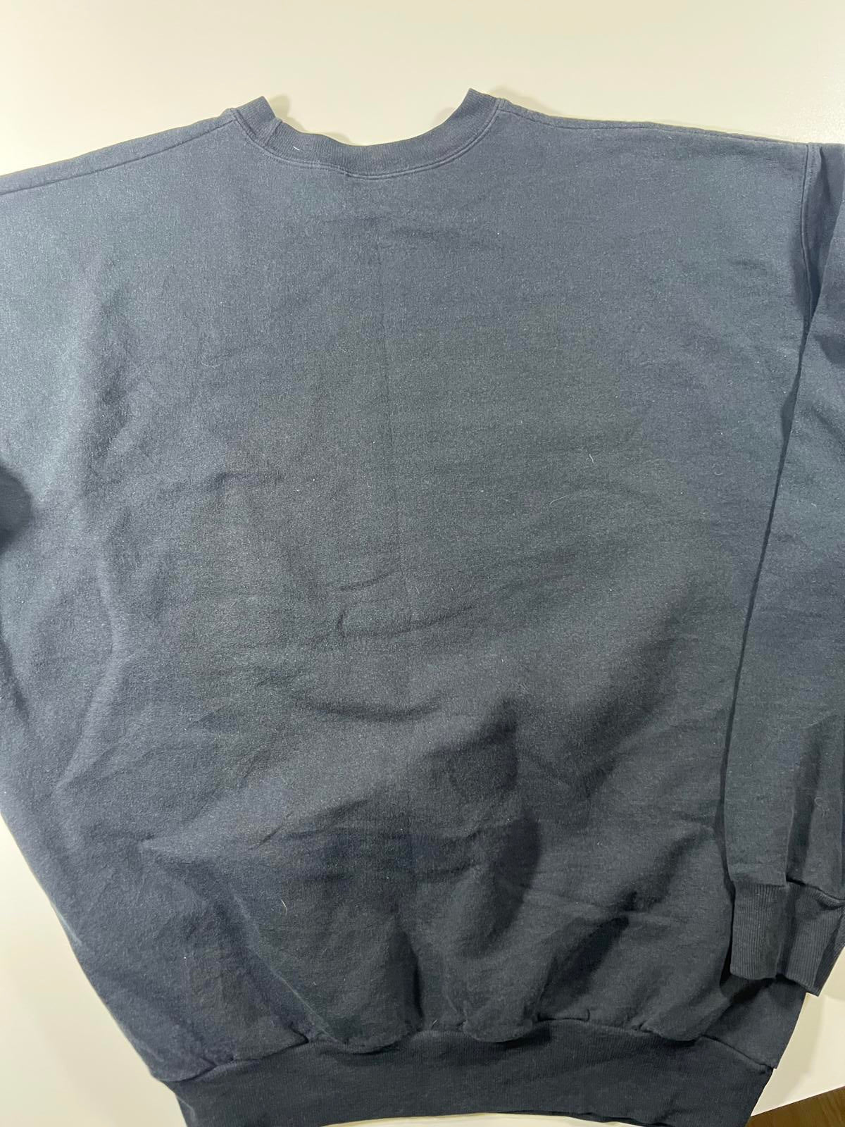 Vintage Walt Disney World Black Sweatshirt with Neon Theme