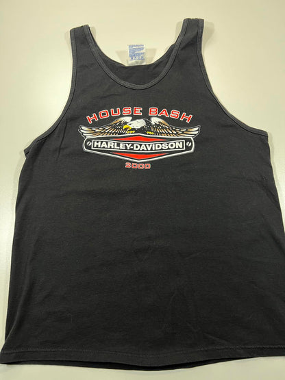 Harley-Davidson House Bash 2000 Black Tank Top