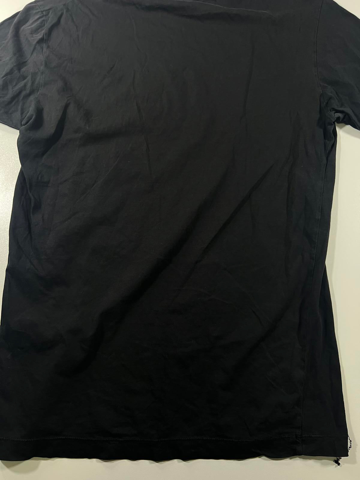 DSQUARED2 Black Men's Graphic T-Shirt Live Hard Since 1964