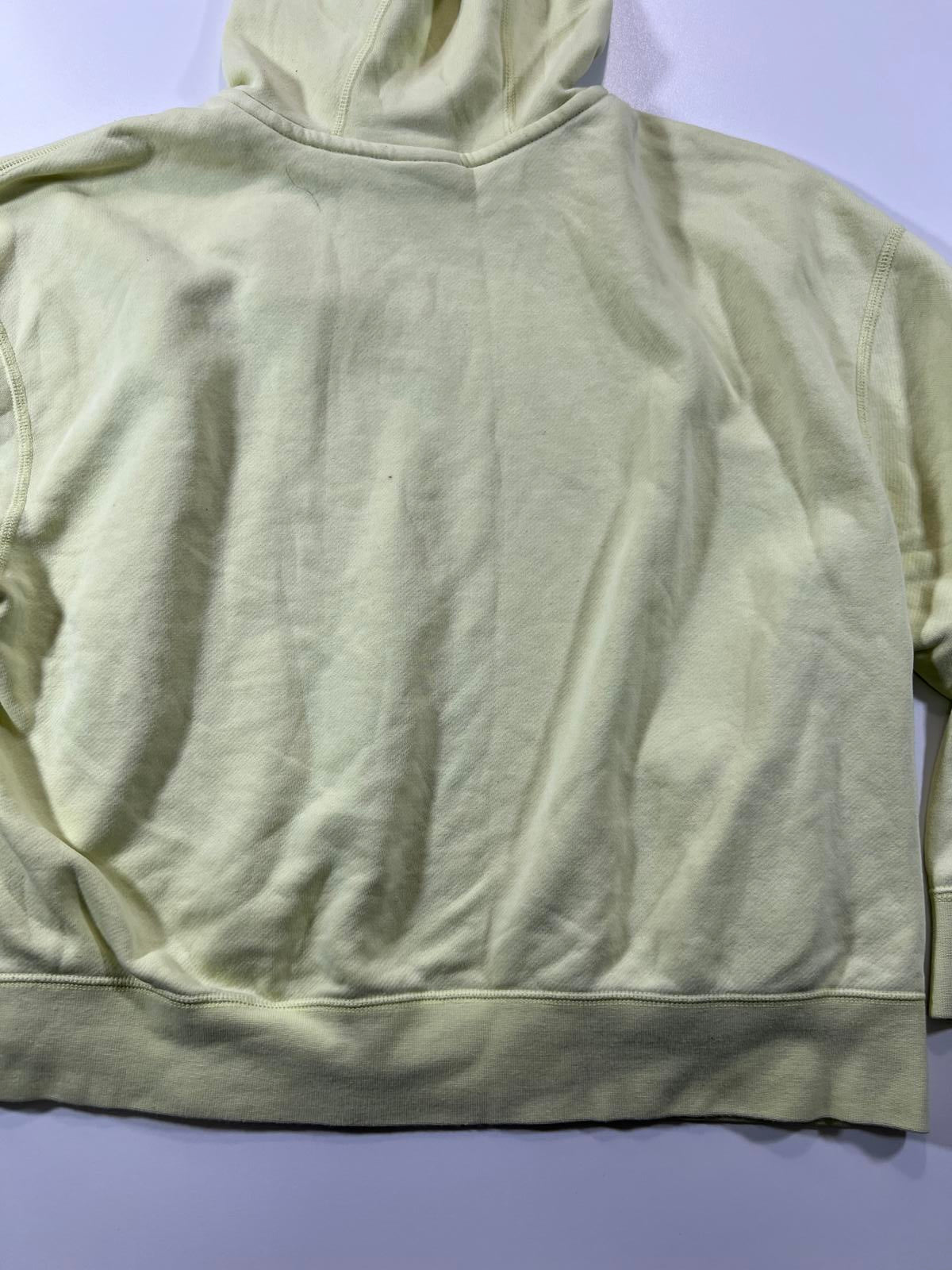 Nike Air Yellow Hoodie Sweatshirt Medium