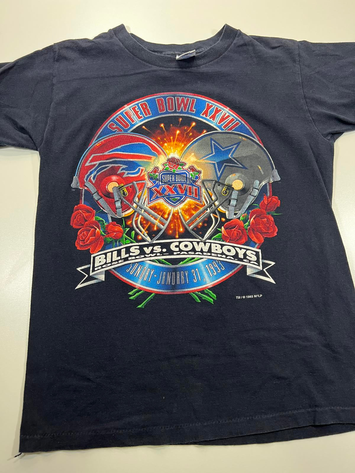 Vintage Super Bowl XXVII Bills vs Cowboys T-Shirt