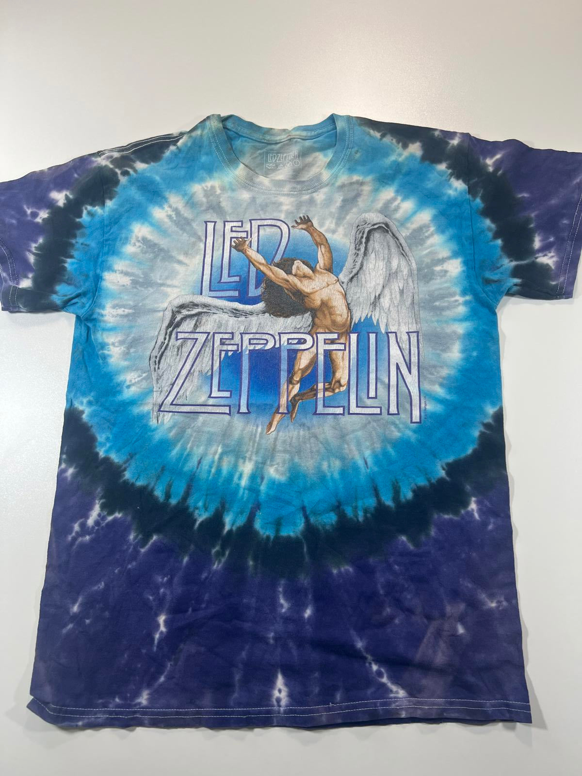 Led Zeppelin Tie-Dye Graphic Band T-Shirt