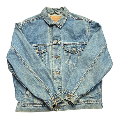 Levi Strauss & Co. Classic Denim Trucker Jacket Metal Button Up Pockets 01