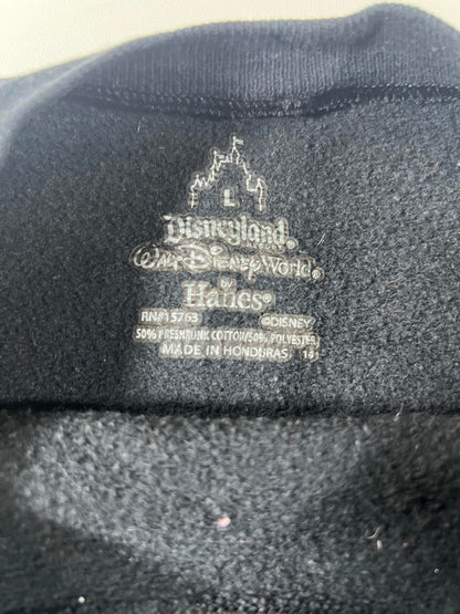 Vintage Walt Disney World Black Sweatshirt with Neon Theme