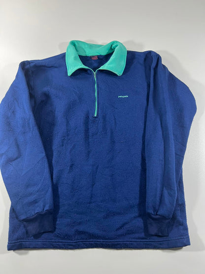Patagonia WomensFleece Pullover with Quarter-Zip Collar L