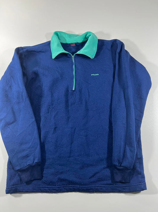 Patagonia WomensFleece Pullover with Quarter-Zip Collar L